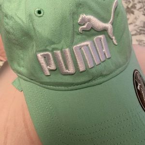 Jadeite green puma hat BNWT